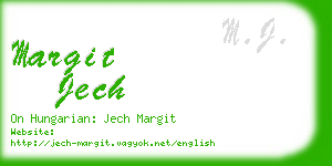 margit jech business card